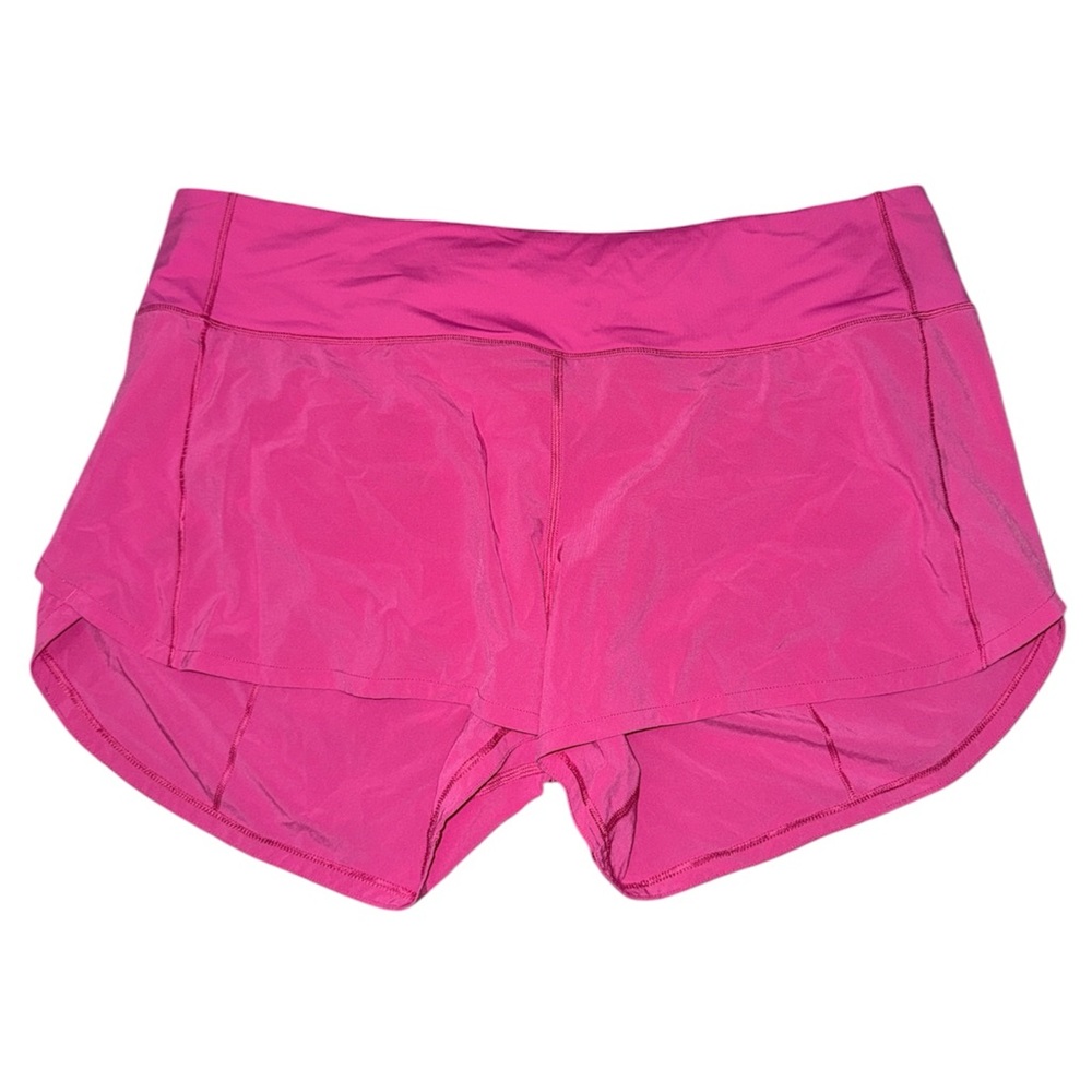 Lululemon Athletica Speed up mid rise shorts in sonic pink women’s size 12